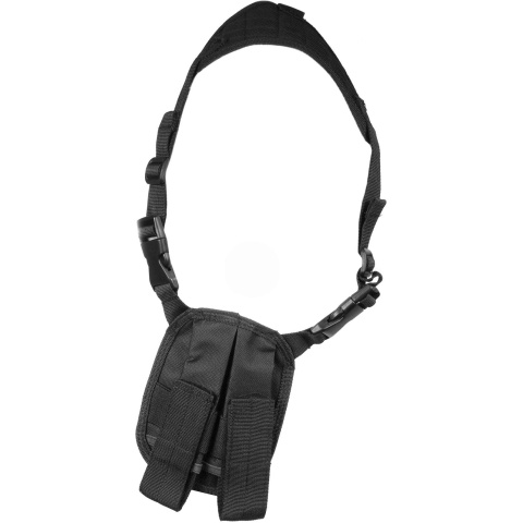 NcStar Tactical Police Shoulder Gun Pistol Holster - BLACK