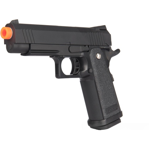 Golden Hawk Spring Airsoft Hi Capa Pistol w/ Metal Slide - BLACK