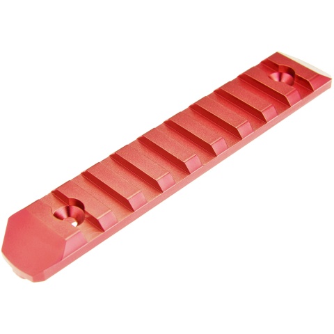 Atlas Custom Works 9-Slot KeyMod Picatinny Rail Segment - RED