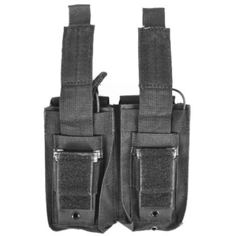 NcSTAR MOLLE Rifle Magazine Pouch + Pistol Magazine Pouch - BLACK