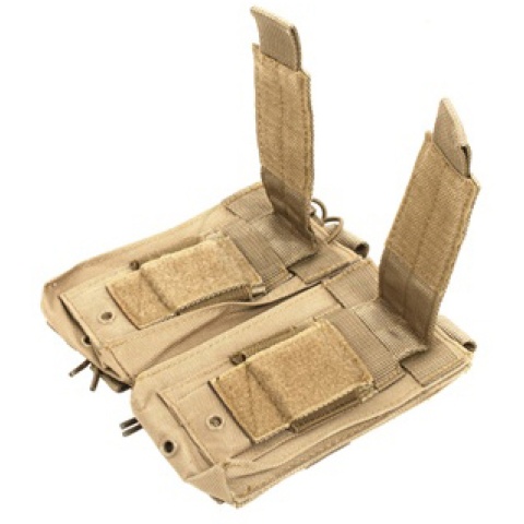NcSTAR MOLLE Rifle Magazine Pouch w/ Pistol Magazine Pouches  - TAN