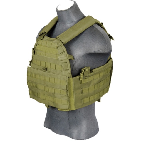Lancer Tactical 69T4 1000D Nylon Tactical Vest (OD Green)
