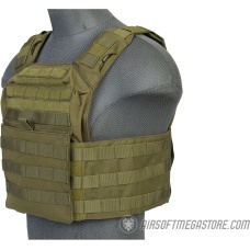 Lancer Tactical 1000D Nylon S.A.P.C. Airsoft Tactical Vest (OD Green)
