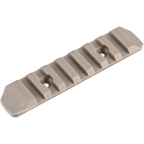 Atlas Custom Works 7-Slot KeyMod Picatinny Rail Segment - TAN