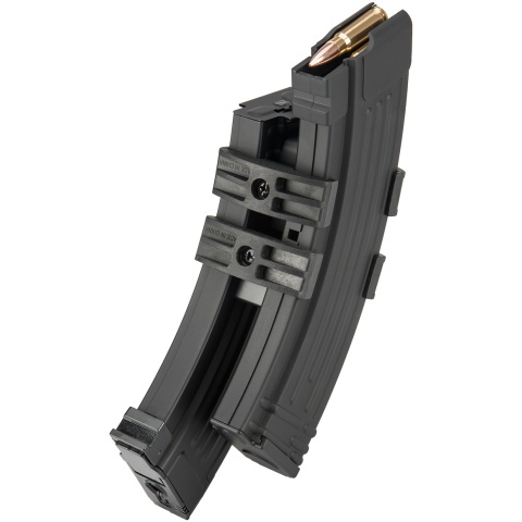 CM-C14 AK 1100rd Electric Winding Hi-Cap Dual Mag w/ Sound Control - BLACK