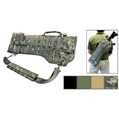 NcStar Rifle Scabbard Protective Gun Case w/ Shoulder Sling - BLACK