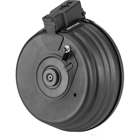 CM-C38 2500rd Electric Winding AK Series Drum Magazine - BLACK