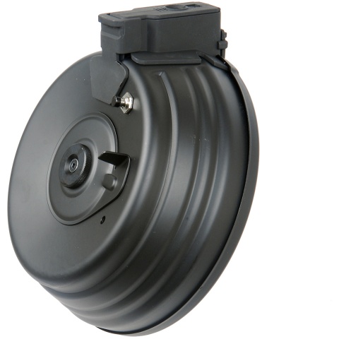CM-C38 2500rd Sound Control Electric Winding AK Drum Magazine - BLACK