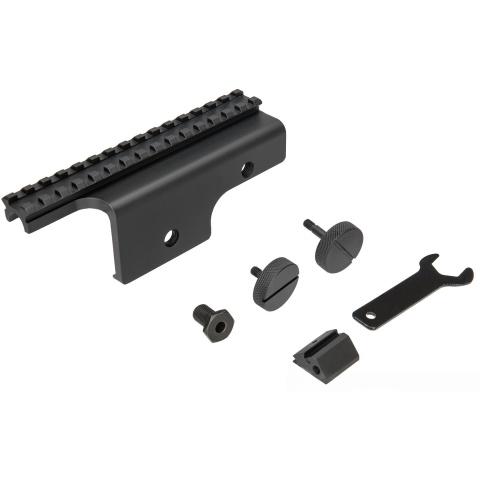 CM-C40 M14 CNC Machined Airsoft Scope Mount - BLACK
