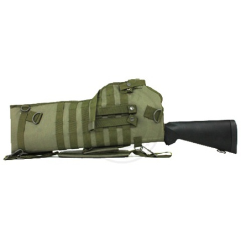 NcStar Rifle Scabbard Protective Gun Case w/ Shoulder Sling - OD GREEN