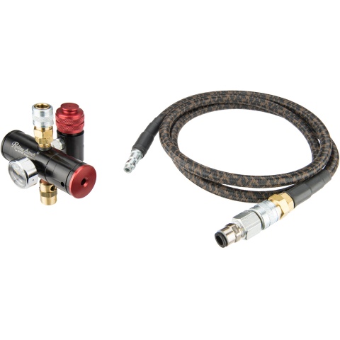 Redline Airsoft SFR (Super Fast Refresh) Air Regulator and Line for HPA Engine - BLACK / RED / CAMO