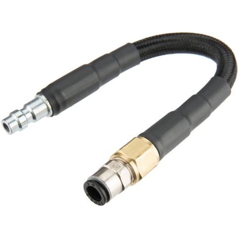 Redline Airsoft Integrated Grip Line Flex Connect for HPA Engine - BLACK