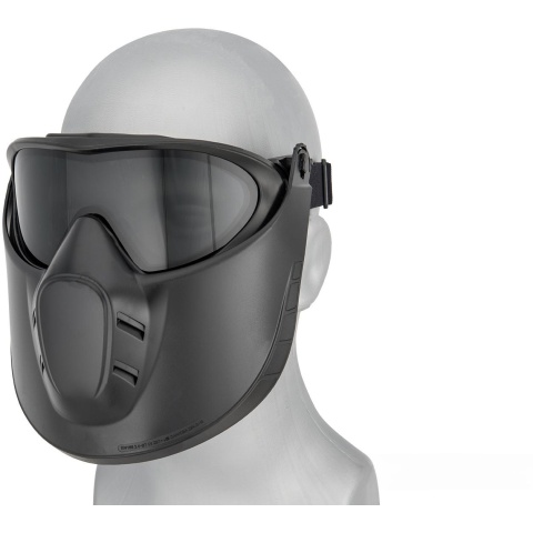 Valken VSM Switch Therm Flip Up Face Shield Airsoft Goggles - BLACK/GRAY