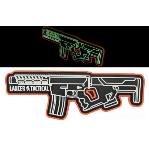 Lancer Tactical LT-29 Glow in the Dark PVC Adhesive Morale Patch