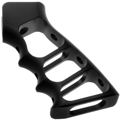 Atlas Custom Works CNC Skeletonized Pistol Grip For M4/M16 GBB Rifles - BLACK