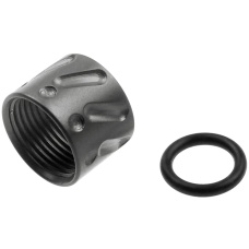 Atlas Custom Works ANGLES/DIPS Full Metal -14mm Thread Protector - BLACK