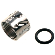 Atlas Custom Works ANGLES/DIPS Full Metal -14mm Thread Protector - SILVER