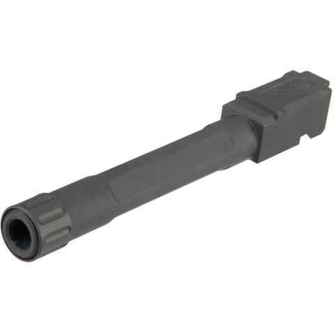 Atlas Custom Works Threaded Outer Barrel for G17 Airsoft Pistols - BLACK