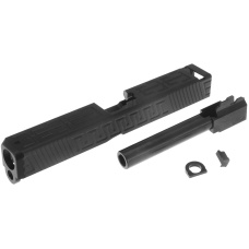 Atlas Custom Works CNC Slide and Barrel Kit for TM G17 GBB Pistols (Type 2) - BLACK