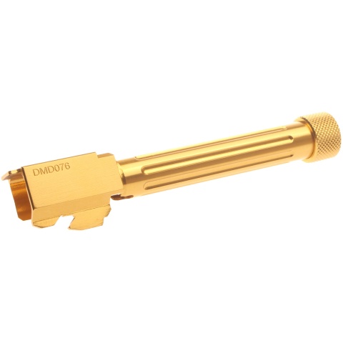 Atlas Custom Works Fluted / Threaded Outer barrel for G-series GBB Pistols - GOLD