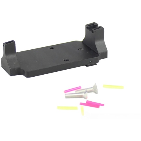 Atlas Custom Works RMR Fiber Sight Base Mount - BLACK