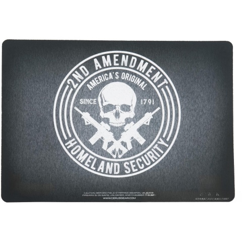 Cerus Gear 2nd Amendment Homeland Security Promat Pistol Mat - BLACK