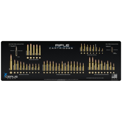 Cerus Gear Rifle Ammo Round Cartridges Promat Gun Mat - FULL COLOR