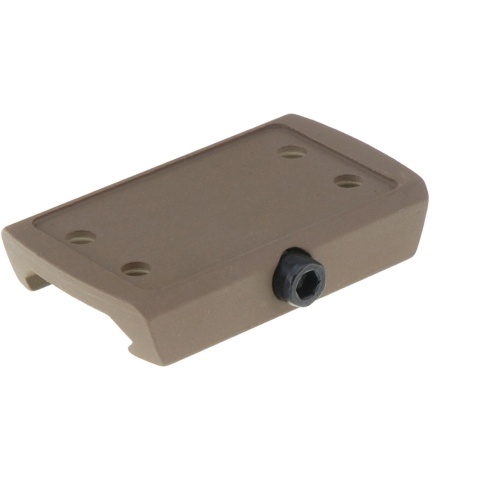 Atlas Custom Works Low Mount for Solar Power Red Dot - DARK EARTH