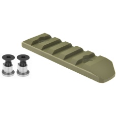 Atlas Custom Works 5-Slot Full Metal KeyMod Picatinny Rail Segment - DARK EARTH