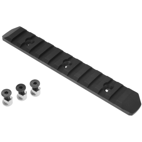 Atlas Custom Works 11-Slot KeyMod Picatinny Rail Segment - BLACK