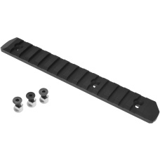 Atlas Custom Works 13-Slot KeyMod Picatinny Rail Segment - BLACK