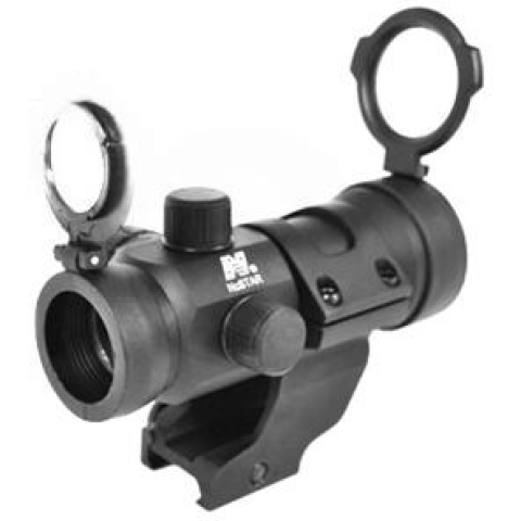 NcStar 5-Level Intensity 1x30 Red & Green Dot Scope - BLACK