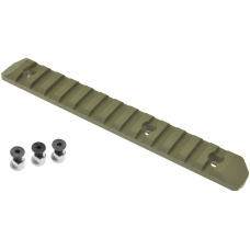 Atlas Custom Works 13-Slot KeyMod Picatinny Rail Segment - DARK EARTH