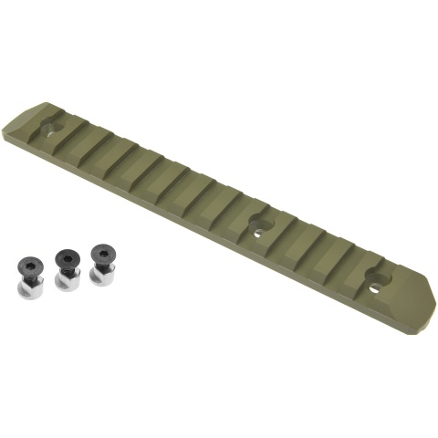 Atlas Custom Works 13-Slot KeyMod Picatinny Rail Segment - DARK EARTH