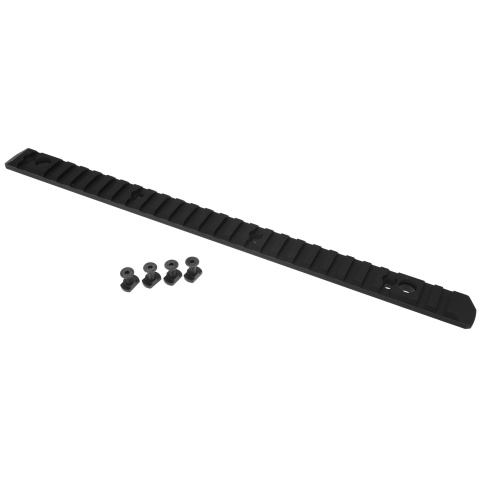 Atlas Custom Works 26-Slot M-LOK Picatinny Rail Full Side - BLACK
