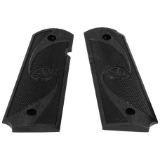 Airsoft Masterpiece Aluminum Airsoft 1911 Type 2 Pistol Grip Plates - BLACK