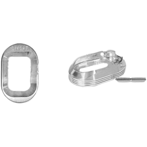 Airsoft Masterpiece Horizontal Stripes Aluminum Magwell for Hi-Capa Airsoft Pistols - BLACK