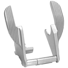 Airsoft Masterpiece Ambi Steel Thumb Safety for Hi-Capa [Type 2] - SILVER