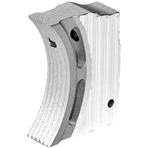 Airsoft Masterpiece Aluminum Trigger Type 1 for Hi-Capa Airsoft Pistols - SILVER