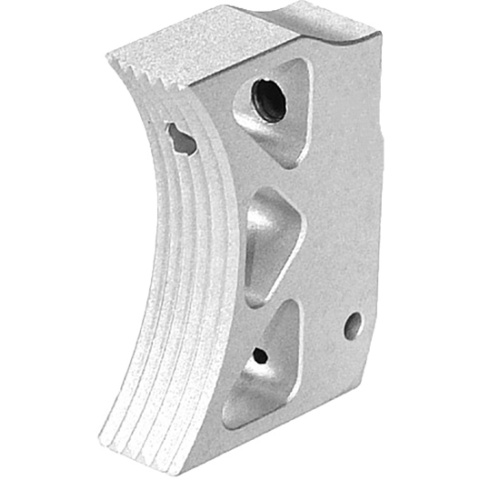 Airsoft Masterpiece Aluminum Trigger Type 3 for Hi-Capa Airsoft Pistols - SILVER