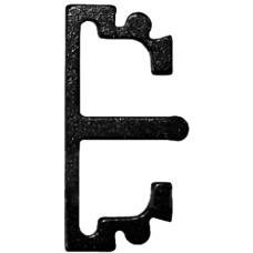 Airsoft Masterpiece Aluminum Puzzle Front Flat Trigger - BLACK