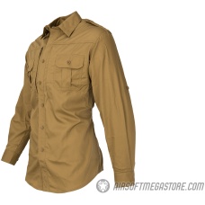 Propper Ripstop Reinforced Tactical Long-Sleeve Shirt (XX-LARGE) - COYOTE BROWN