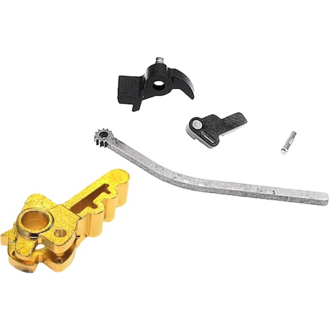 Airsoft Masterpiece CNC Steel Hammer & Sear Set for Marui Hi-CAPA Infinity QB - GOLD