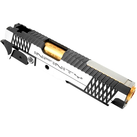 Airsoft Masterpiece Infinity Cross Sight Tracker for Hi Capa Airsoft Pistols - BLACK/SILVER