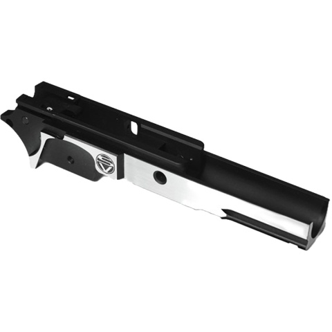 Airsoft Masterpiece SV 3.9 Aluminum Frame w/ Tactical Rail - BLACK/SILVER