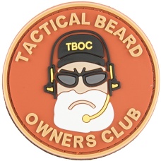 G-Force Tactical Beard Owners Club PVC Patch