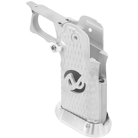 Airsoft Masterpiece Aluminum Grip for Hi-Capa Airsoft Pistols Type 8 - SILVER