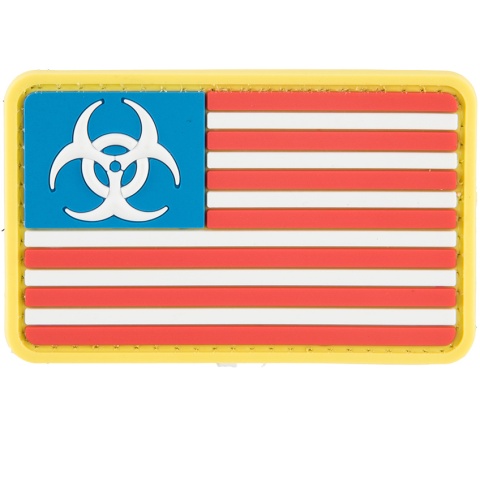 G-Force Biohazard US Flag PVC Morale Patch