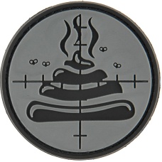 G-Force Shi**y Aim PVC Morale Patch - GRAY