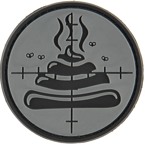 G-Force Shi**y Aim PVC Morale Patch - GRAY